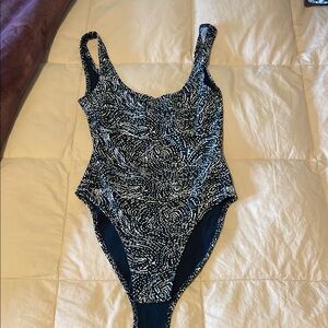 Stylish Black and White Body Suit